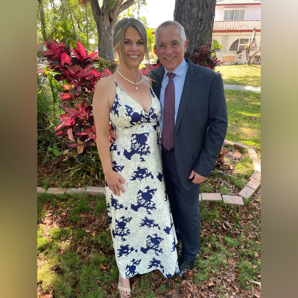 Lulus dress size M. I wore once as a mother of the bride dress.